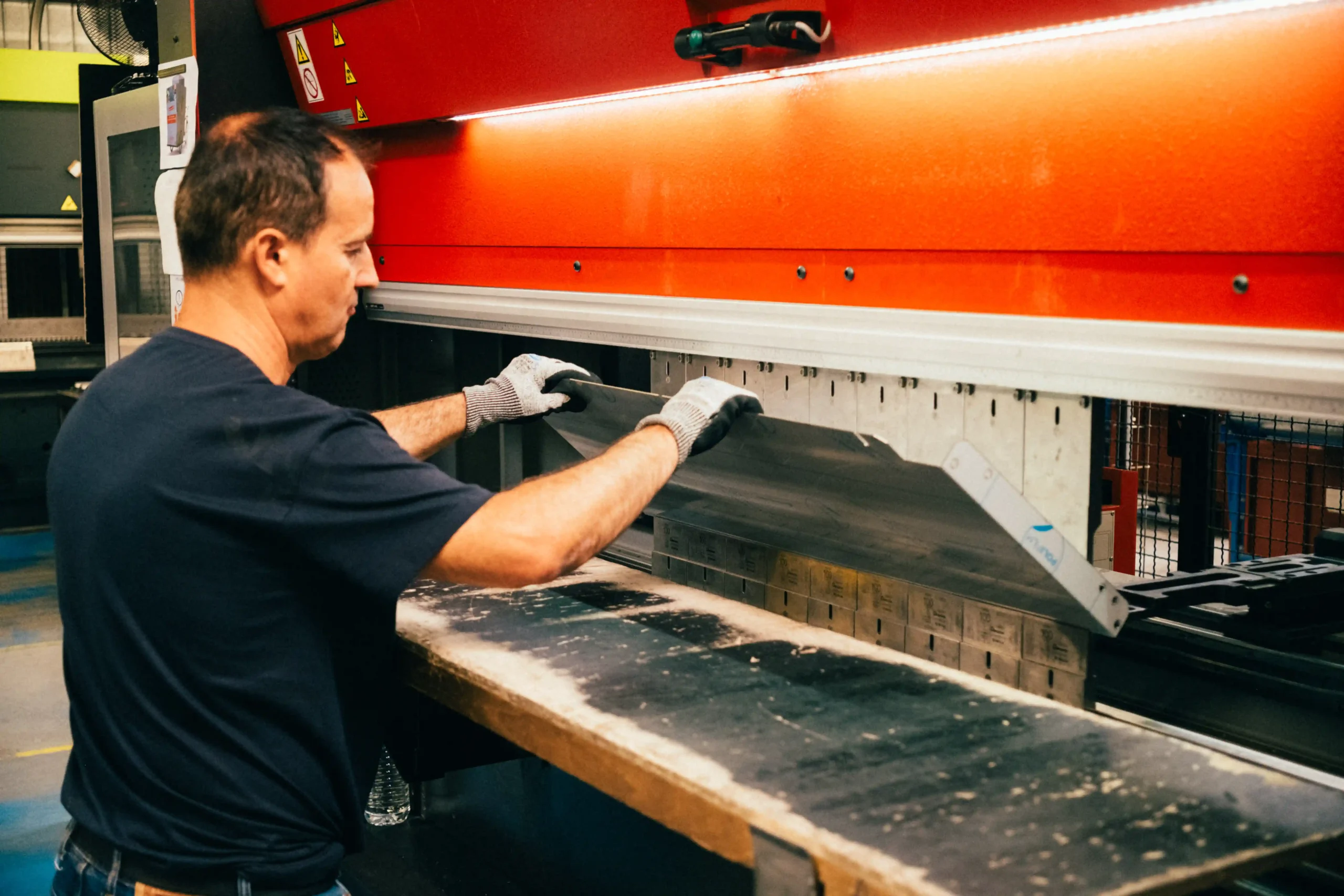 Opération de pliage assisté